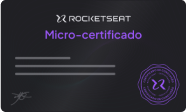 Representação de um micro-certificado emitido pela plataforma da Rocketseat ao fim de um módulo