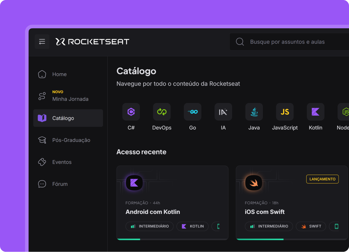 Gestão de licenças