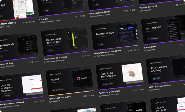 Assinantes do Rocketseat One tem acesso a +100 projetos