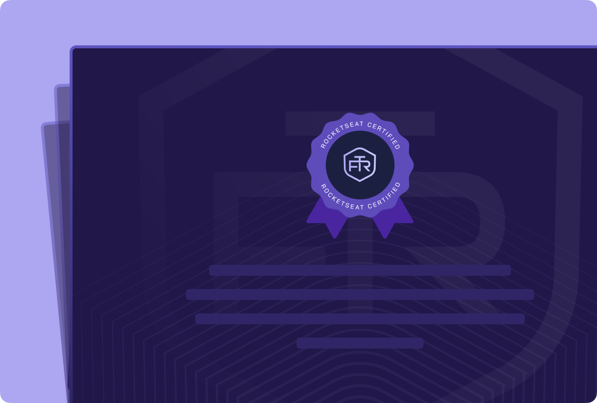 Logo da faculdade Rocketseat