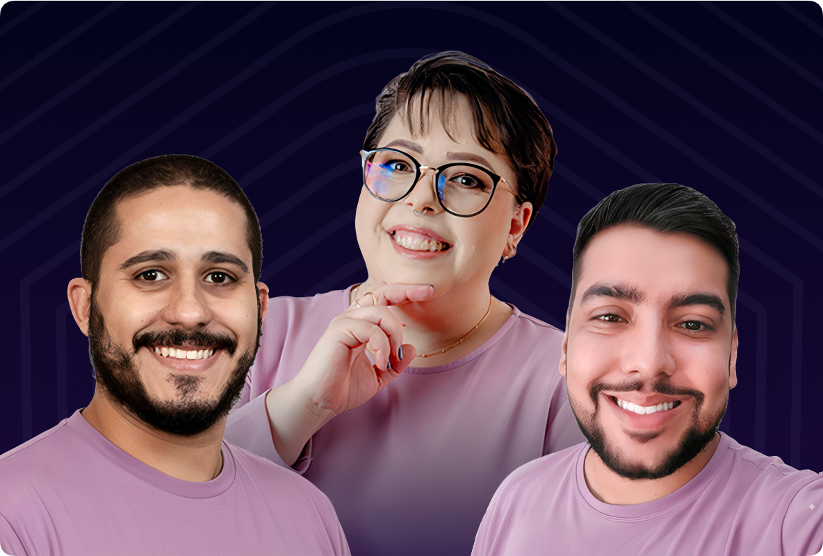 Educadores responsáveis pela mentoria em carreira internacional