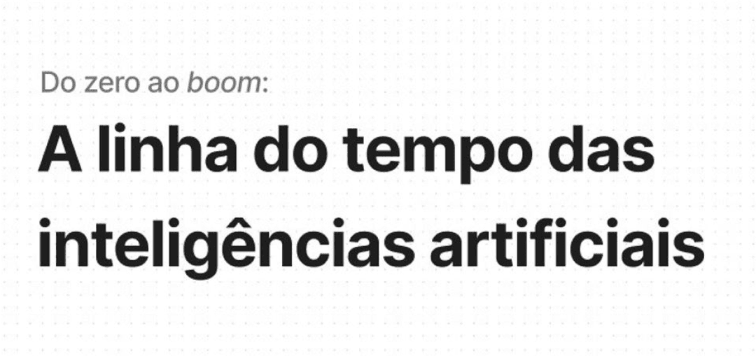 Imagem do material: Linha do tempo IA