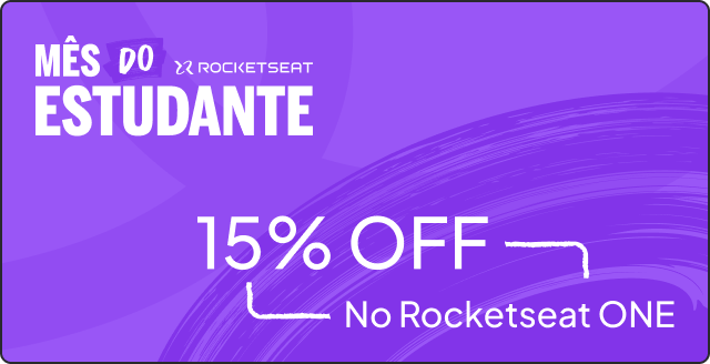 Mês do estudante - 15% off na assinatura do One